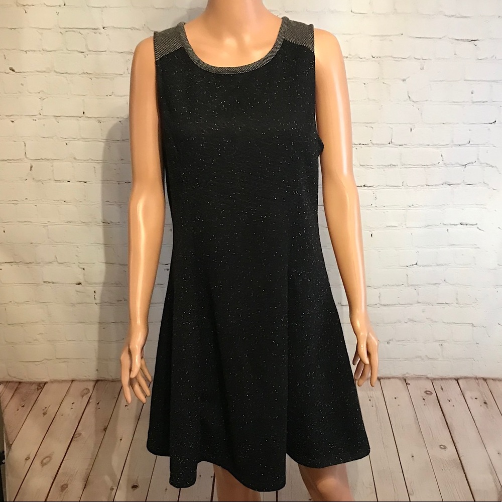 Old Navy black & gray comfy & stretchy dress size Large